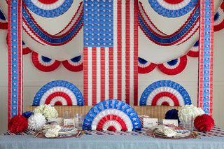 Patriotic Ruffled Balls - Set of 3 - J.A. Whitney