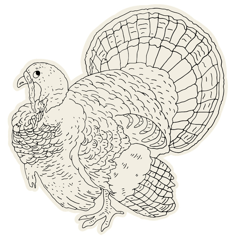 Coloring Turkey Placemat