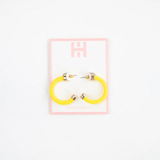 Mini Yellow Hoops - J.A. Whitney