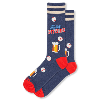 Relief Pitcher - Men's Crew Socks - J.A. Whitney