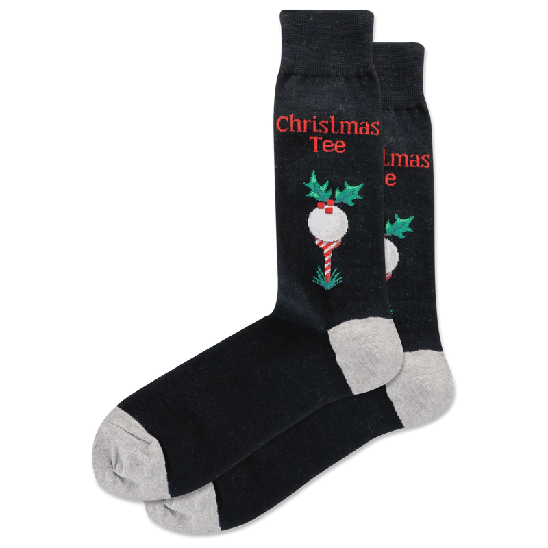 Christmas Tee - Men's Crew Socks