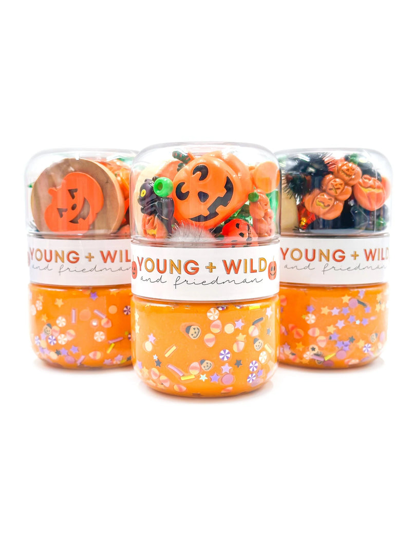 Jack-o-Lantern Grab & Go Dough Jar