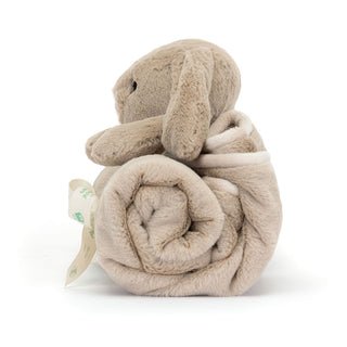 Bashful Beige Bunny Blankie (Personalization Included)