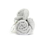 Bashful Silver Bunny Blankie (Personalization Included)