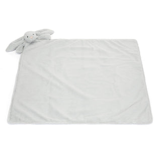 Bashful Silver Bunny Blankie (Personalization Included) - J.A. Whitney