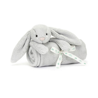 Bashful Silver Bunny Blankie (Personalization Included)