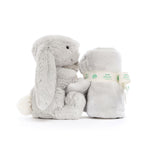 Bashful Silver Bunny Soother (Personalization Included)