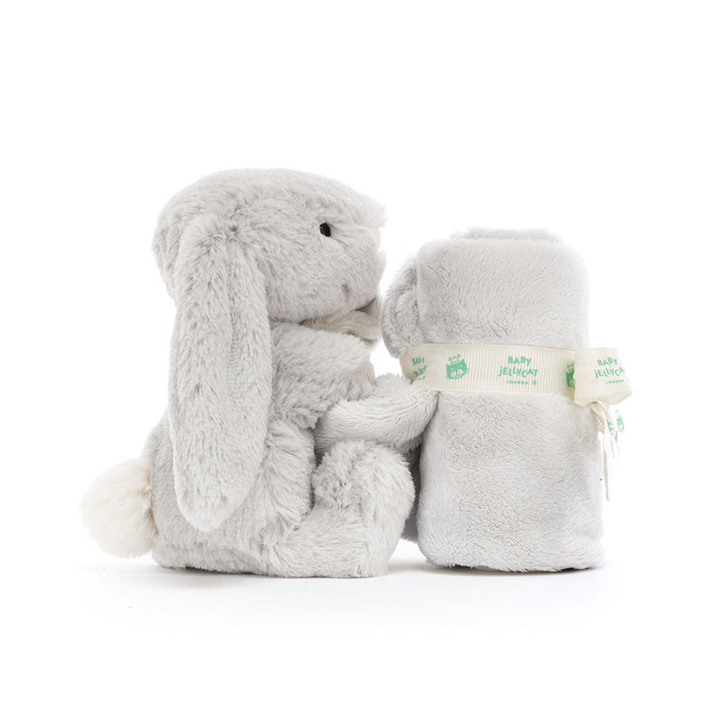 Bashful Silver Bunny Soother (Personalization Included)