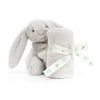 Bashful Silver Bunny Soother (Personalization Included)