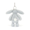 Bashful Silver (Grey) Bunny Bag Charm