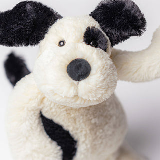 Bashful Rufferty Black & Cream Puppy Original