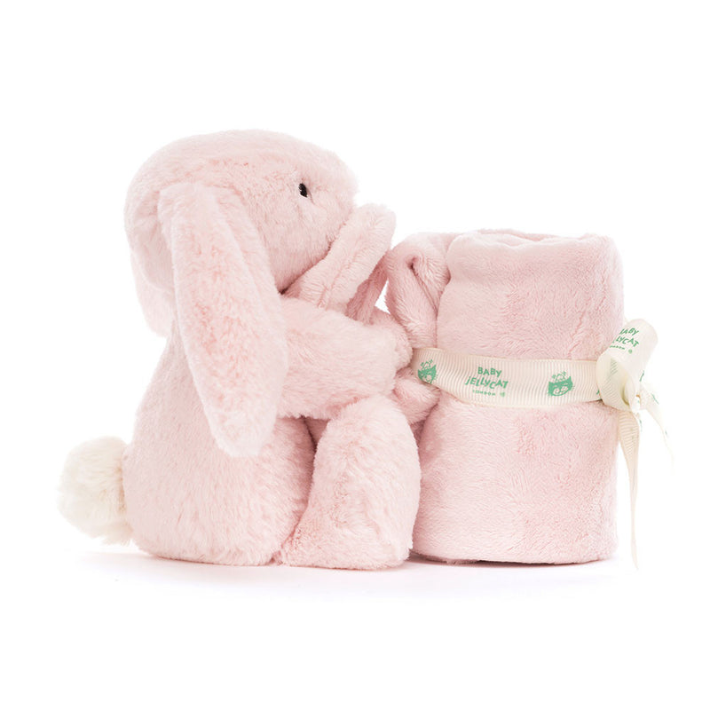 Bashful Pink Bunny Soother (Personalization Available)