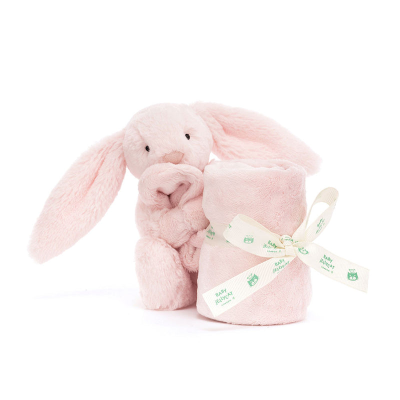 Bashful Pink Bunny Soother (Personalization Available)