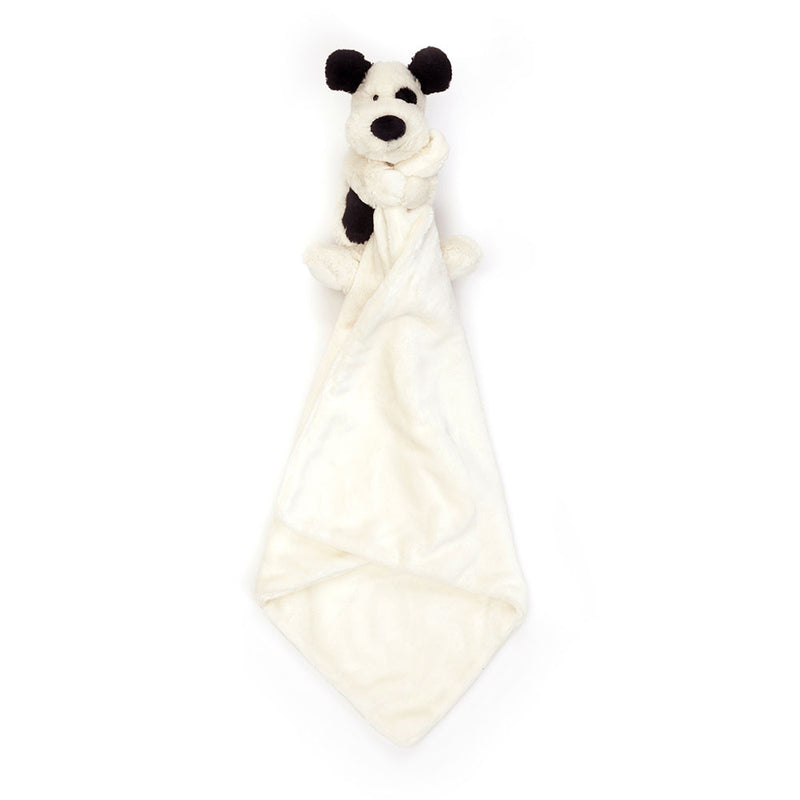 Bashful Black & Cream Puppy Soother (Personalization Available)
