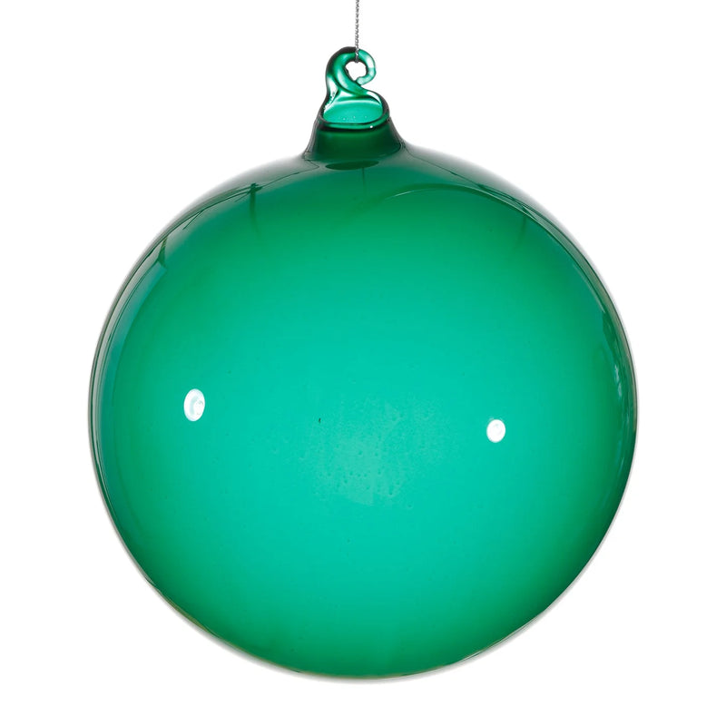 150MM Citrus Green Bubblegum Glass Ball Ornament