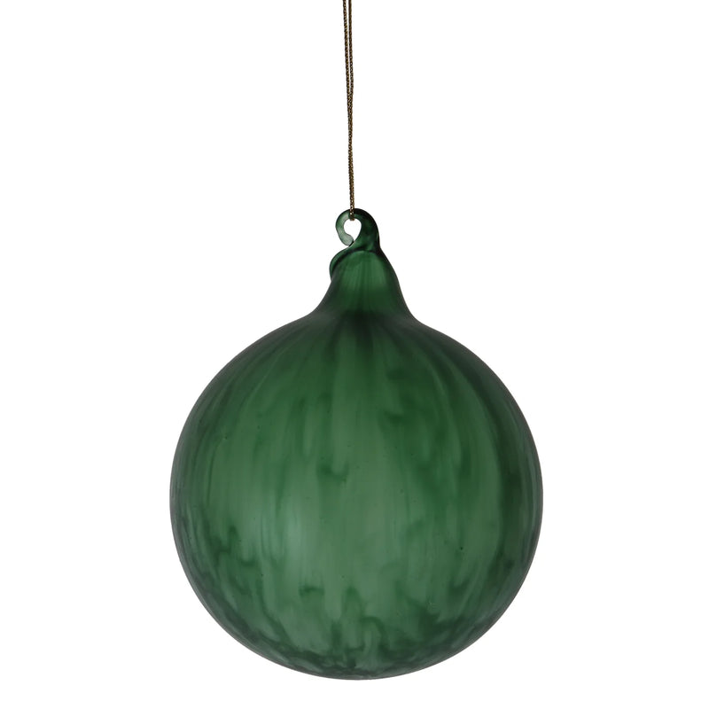 100MM Emerald Marble Ice Ornament