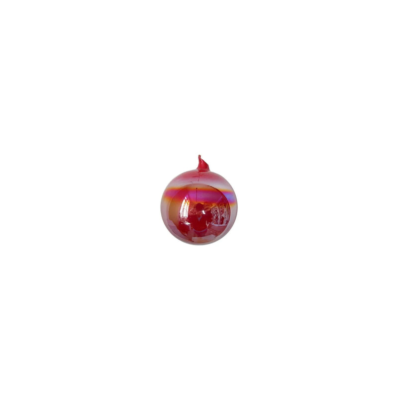 120MM Classic Red Pearl Glass Ball Ornament