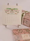 2024 Karen Adams Desk Calendar - Gold