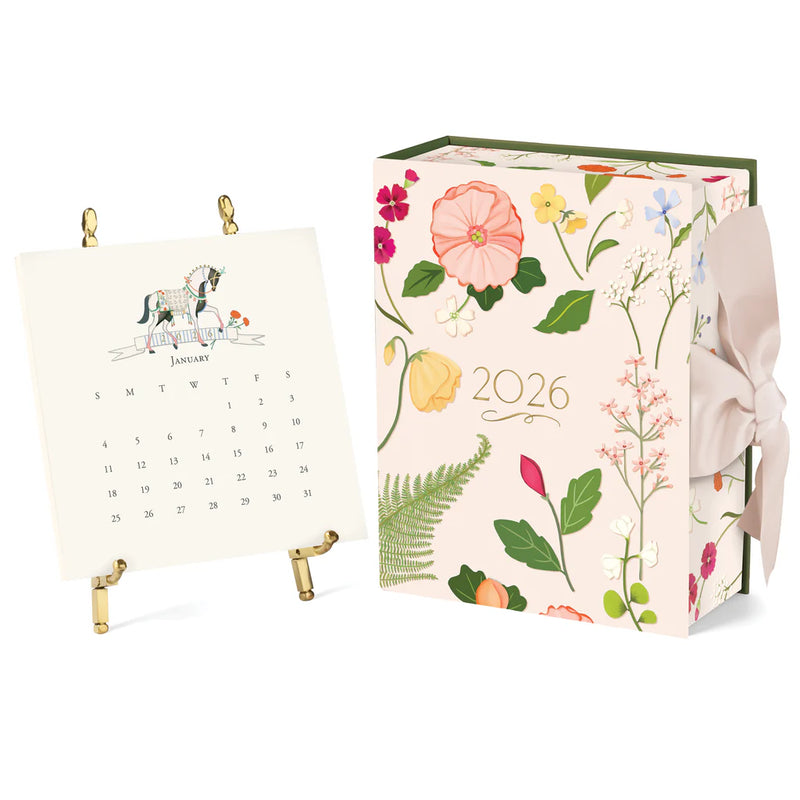 2026 Karen Adams Desk Calendar (17-month)