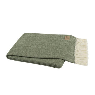 Hunter Herringbone Throw (Personalization Included) - J.A. Whitney