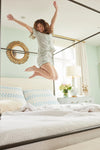 Posey Lavender Scalloped Pajama Set Short