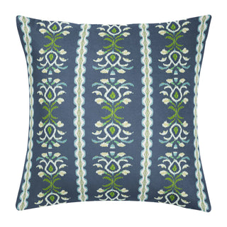 Rosemary Stripe Indigo 22x22 Pillow