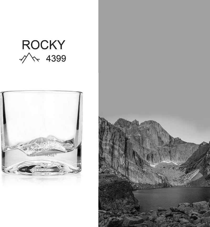 American Peaks Whiskey Set