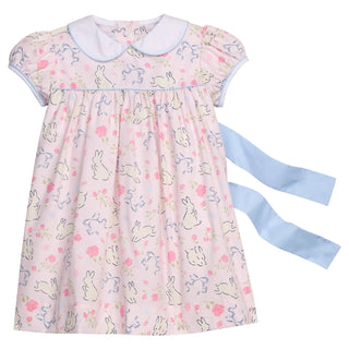 Little English Short Sleeve Natalie Dress - Bunny Blooms