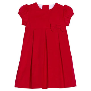 Little English Clara Dress - Red Corduroy