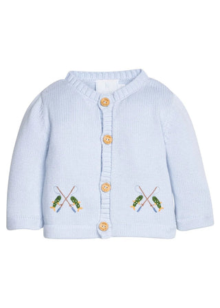 Little English Fishing Rod Crochet Cardigan - J.A. Whitney