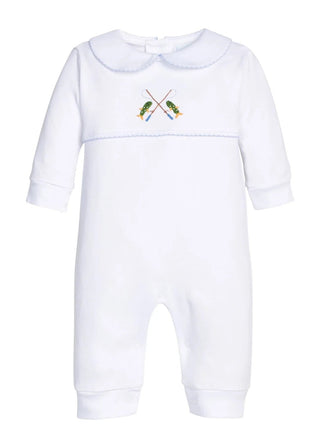 Little English Fishing Rod Crochet Playsuit - J.A. Whitney
