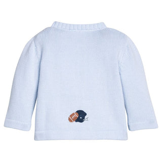 Little English Football Helmet Crochet Cardigan - J.A. Whitney