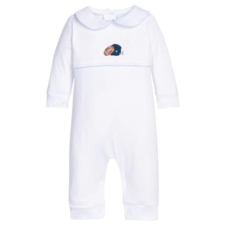 Little English Football Helmet Crochet Playsuit - J.A. Whitney