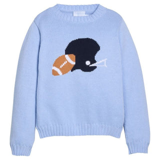 Little English Football Helmet Intarsia Sweater - J.A. Whitney
