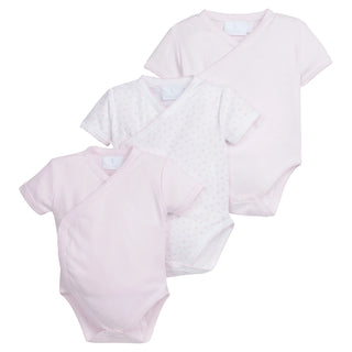 Little English Set of 3 Onesies - Light Pink - J.A. Whitney