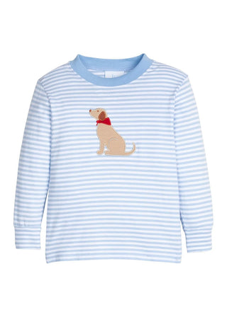 Little English LS Seated Lab Applique T-Shirt - J.A. Whitney