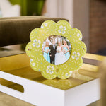 Dorset Garden Green Acrylic Round Picture Frame