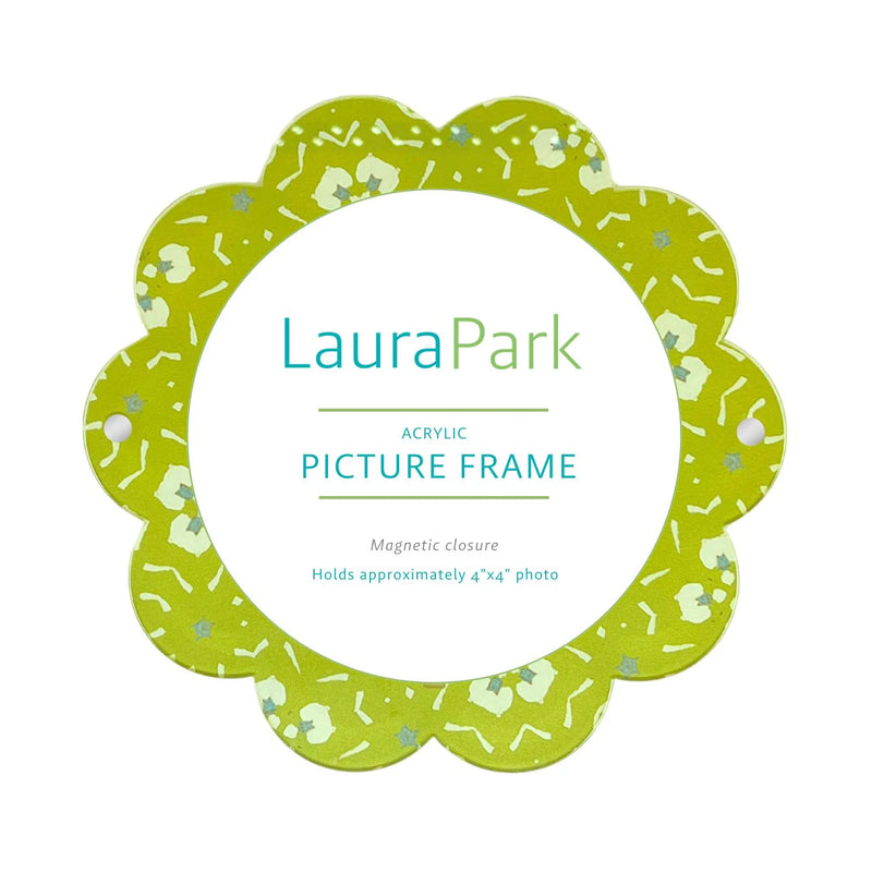 Dorset Garden Green Acrylic Round Picture Frame