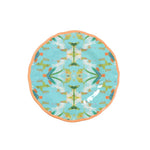 English Garden Turquoise Melamine Serving Bowl