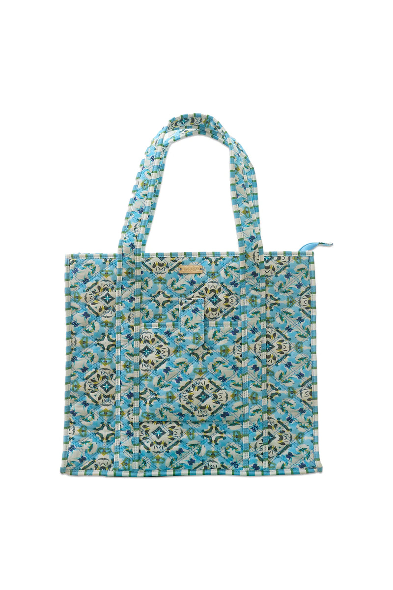 English Tile Brooks Avenue Quilted Tote