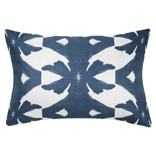 Palm Navy 14X20 Lumbar Pillow