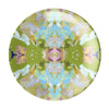 Stained Glass Green Melamine Plate