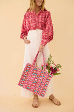 Strawberry Fields Brooks Avenue Quilted Tote
