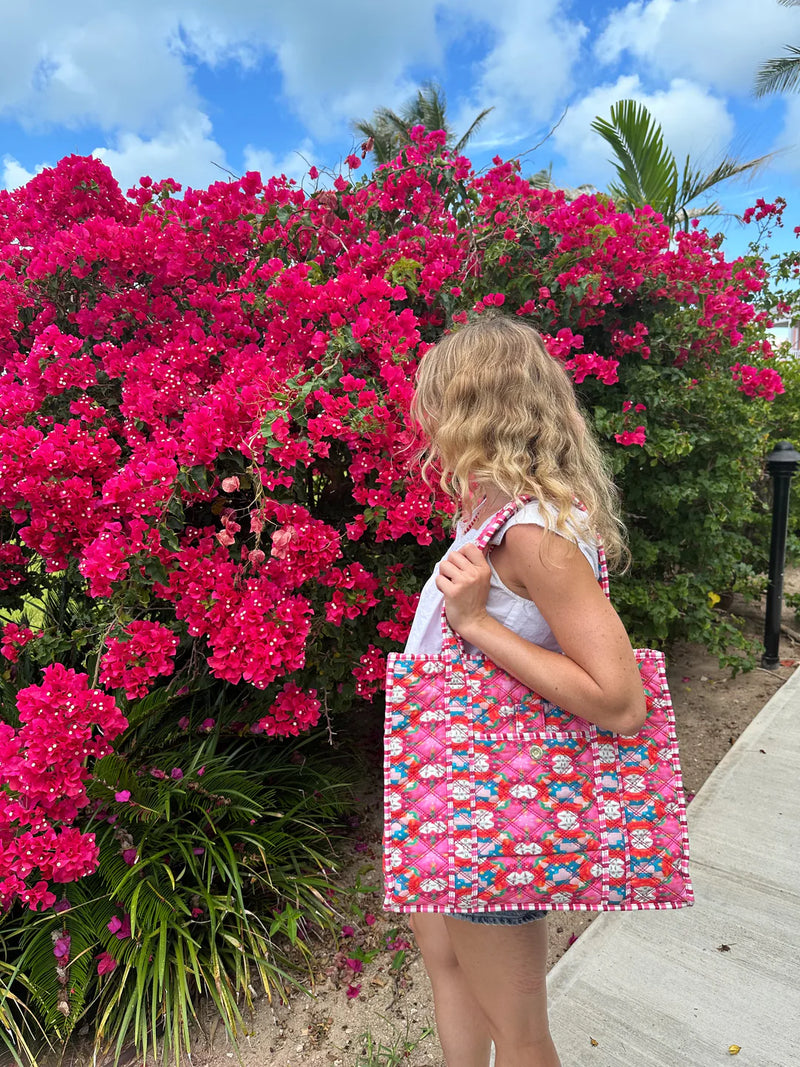 Strawberry Fields Brooks Avenue Quilted Tote
