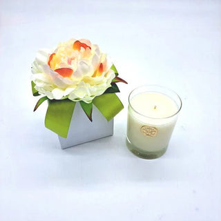 14 oz Grapefruit Flower Box Candle - J.A. Whitney