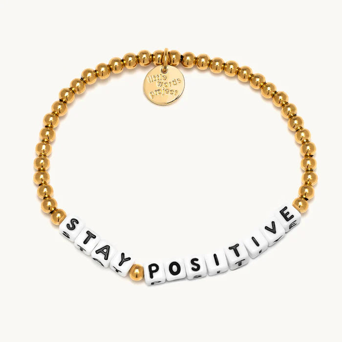 Stay Positive - Gold Plated