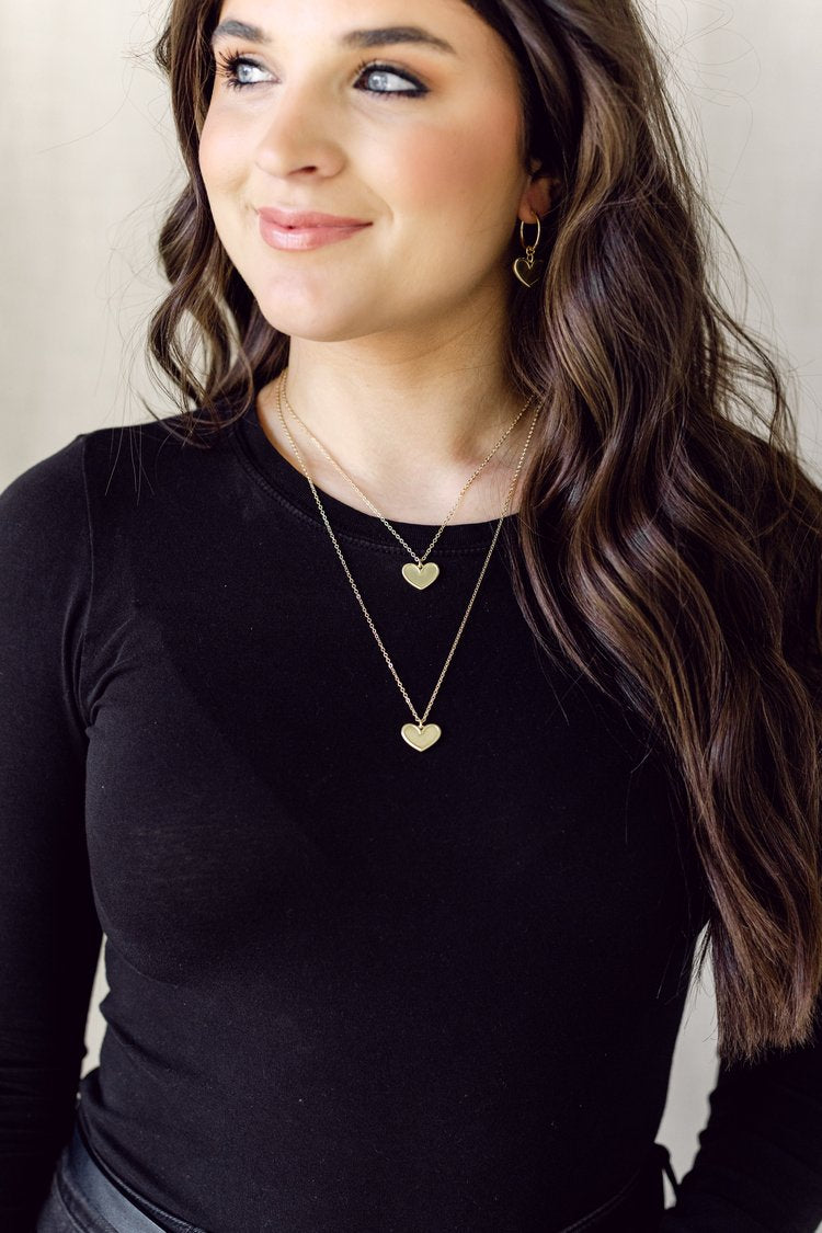 Corinthians 13:13 22" Petite Heart Pendant Necklace