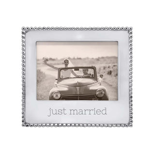 Just Married Beaded 5X7 - J.A. Whitney