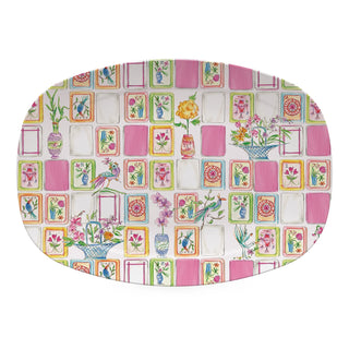 Mahjong tile serving platter by Mariposa