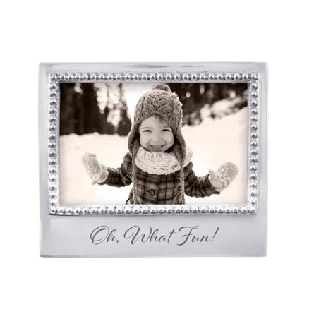 Oh What Fun Beaded 4X6 Frame